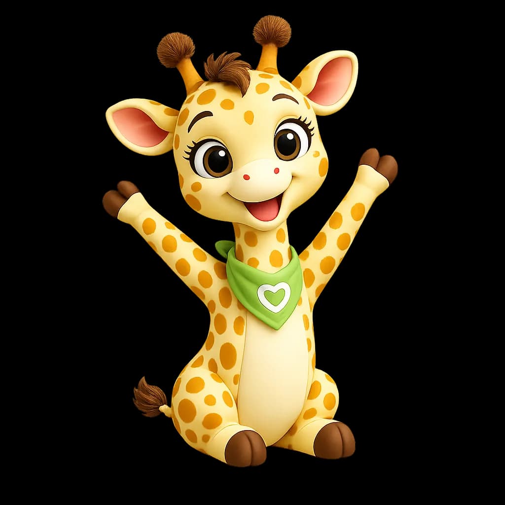 Gigi Giraffe mascot